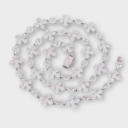 Moissanite Cross Style Chain